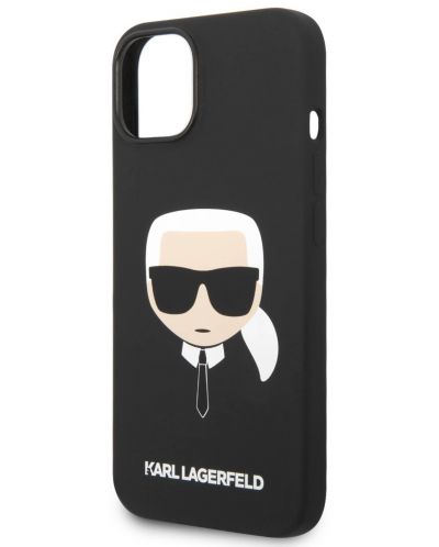 Калъф Karl Lagerfeld - MS Karl Head, iPhone 14 Plus, черен - 5
